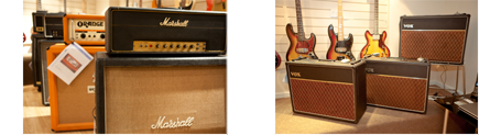 The Brighton Bassment at GB Guitars - collection of 60s-80s guitars, basses and amplification.